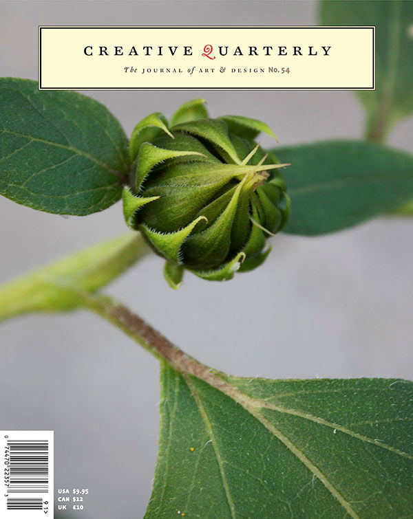Creative Quarterly Cover 54. Image by Aneta Klekotko