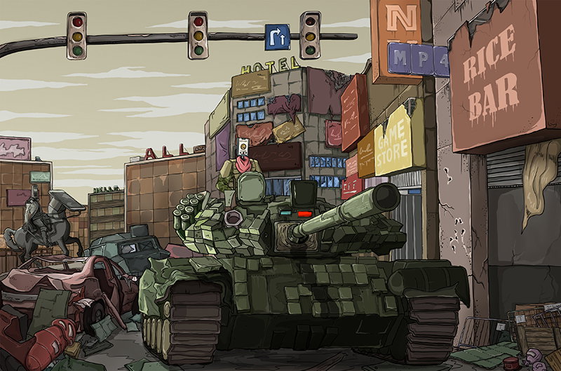 Illustration project by Haosong Chen