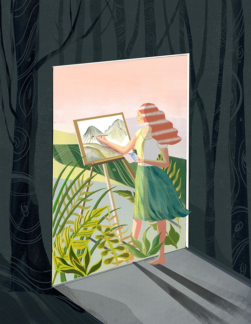 Illustration project by Li Zhang