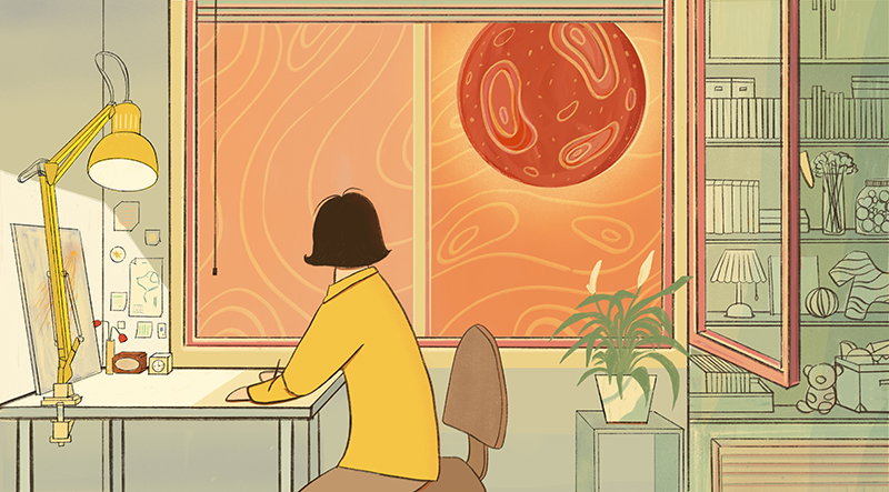 Illustration project by Weiqi Zhang