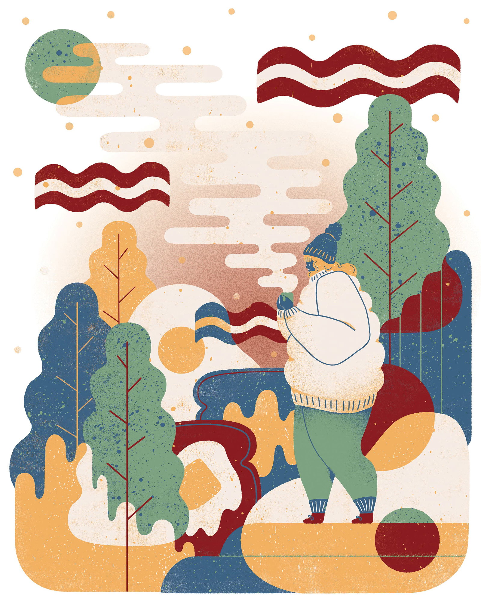 Illustration project by Martha Kelley