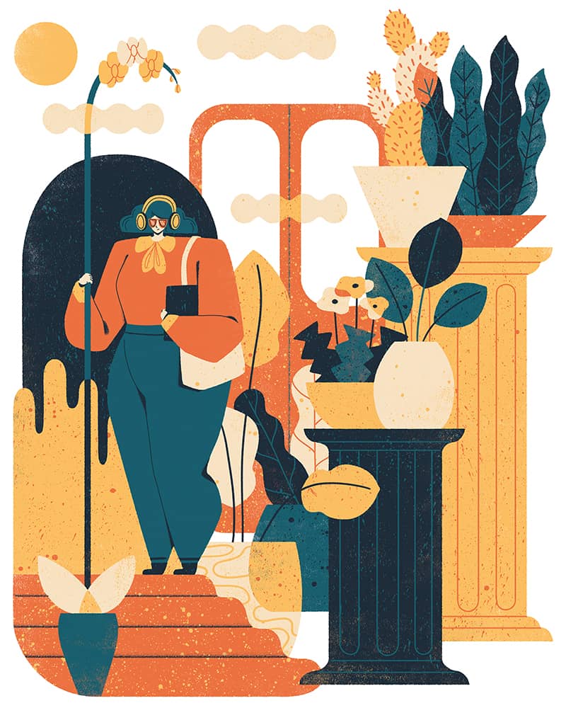 Illustration project by Martha Kelley