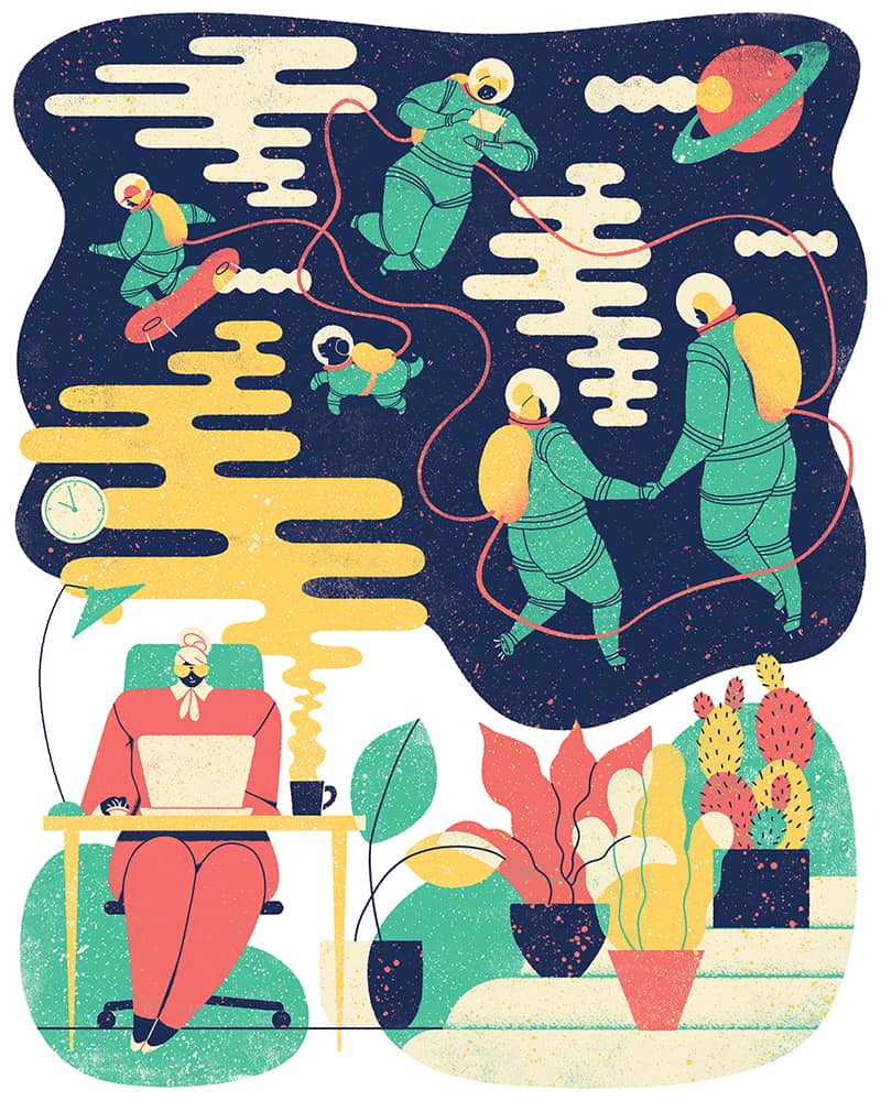 Illustration project by Martha Kelley