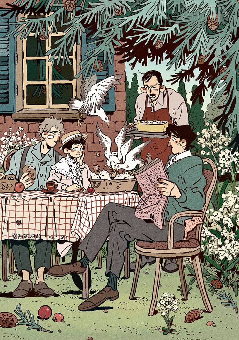Illustration project by Chendi Xu