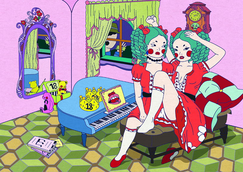 Illustration project by Mujie Sun