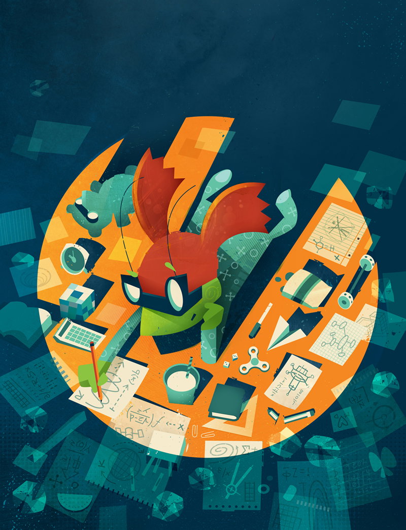 Illustration project by Rebecca Kelly