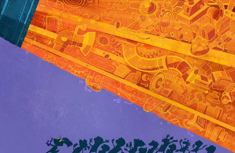 Illustration project by Rebecca Kelly