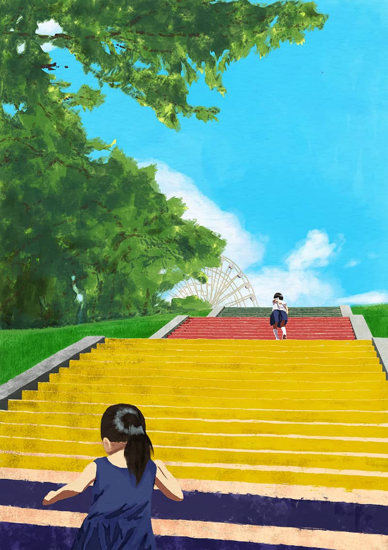 Illustration project by Michiko Sasagawa