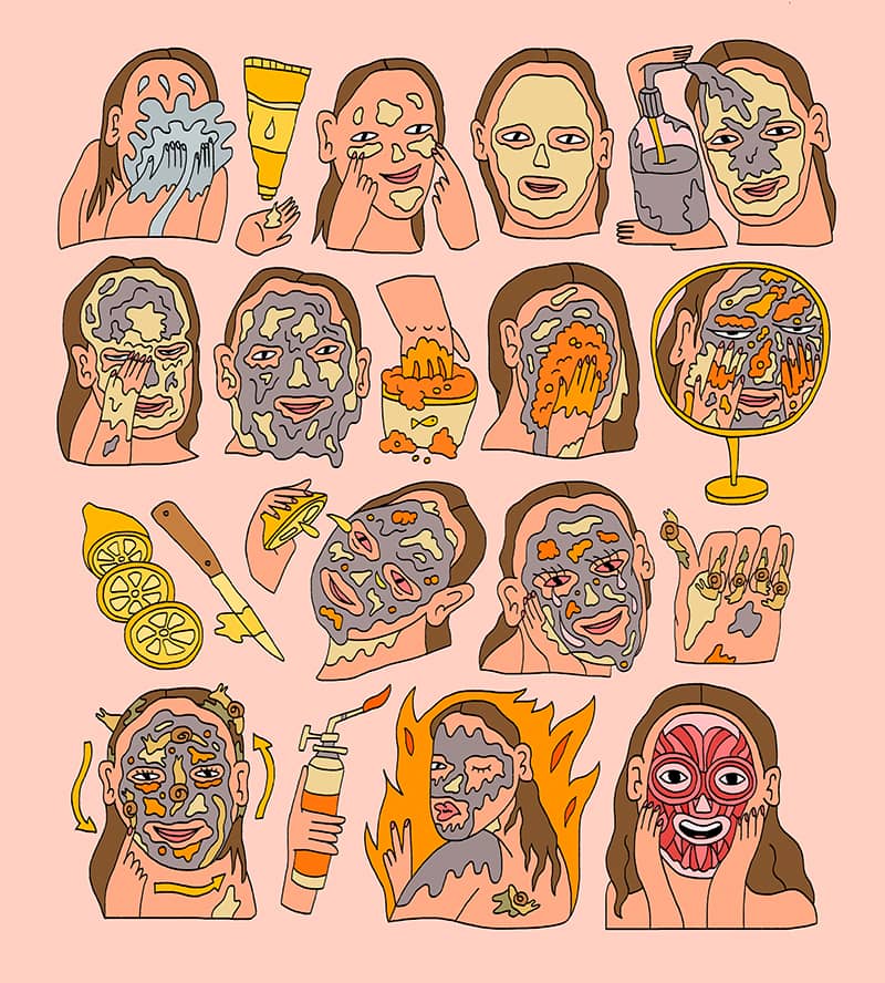 Illustration project by Nicole Zaridze