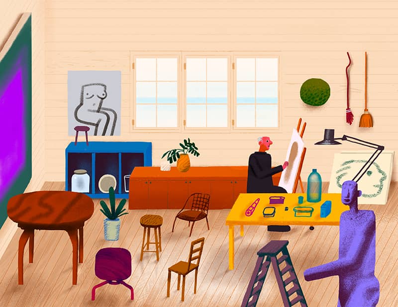 Illustration project by Matthew Kam