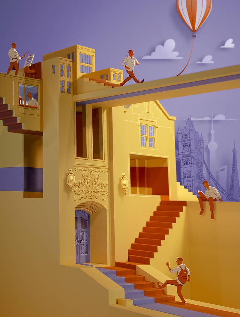 Illustration project by Jeff Hinchee