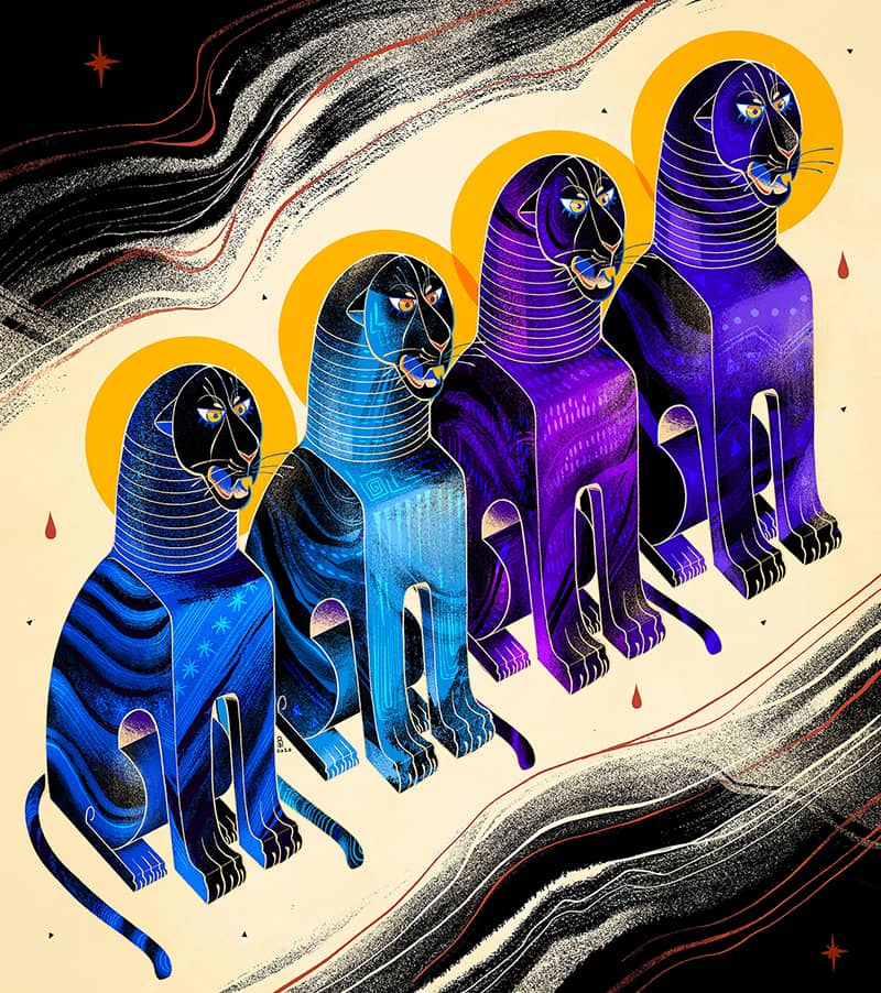 Illustration project by Dominique Ramsey