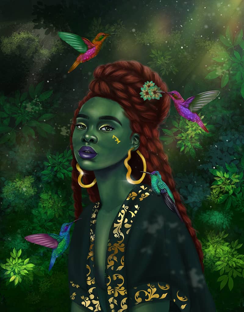 Illustration project by Dunnecia Moore