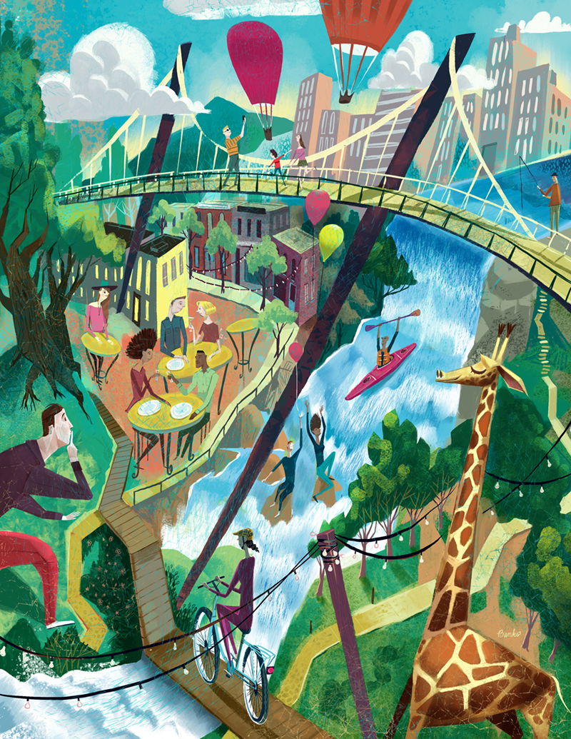 Illustration project by Timothy Banks