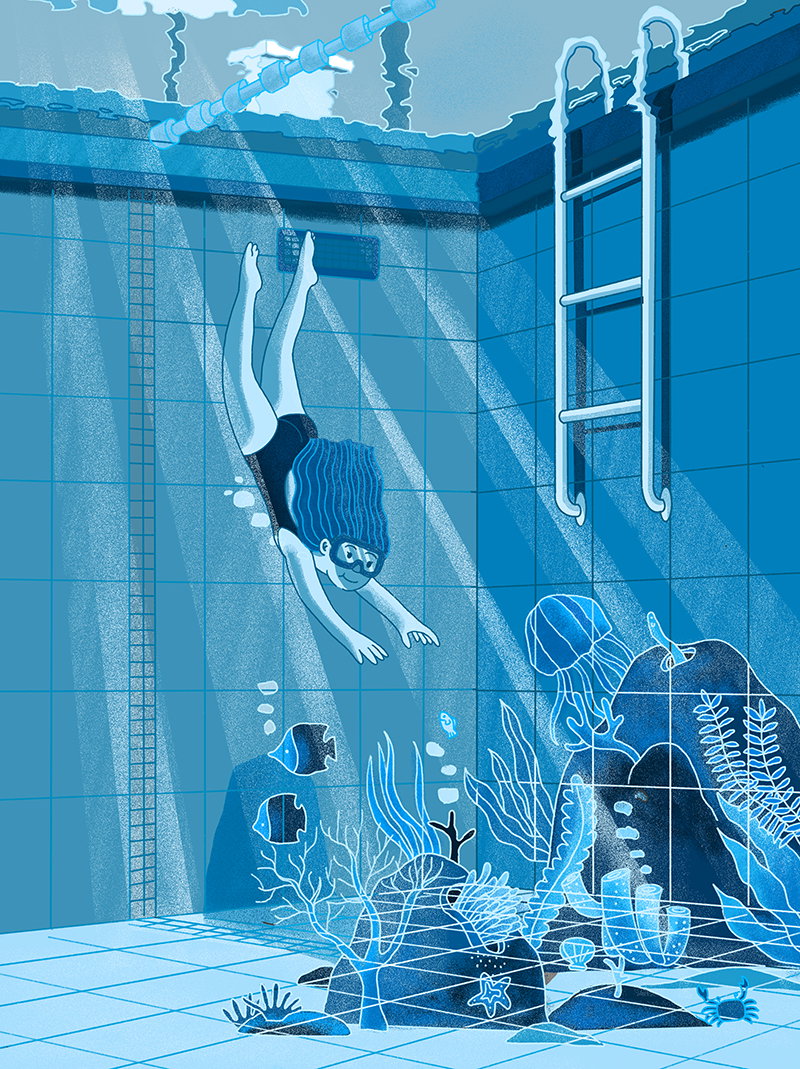 Illustration project by Yuwei Liu