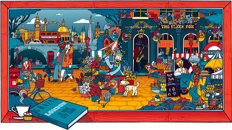 Illustration project by Allan Deas