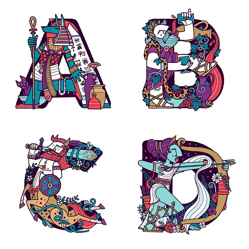 Illustration project by Allan Deas