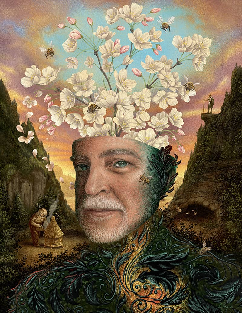 Illustration project by Ron Berg 