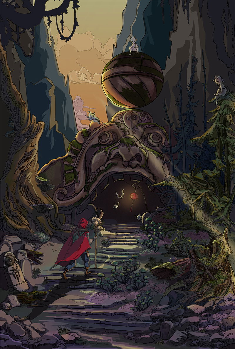 Illustration project by Yan He