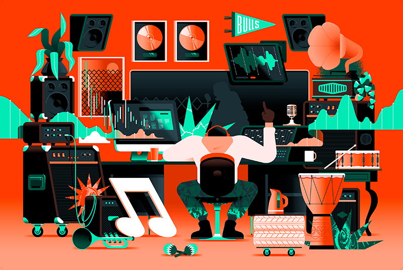 Illustration project by Marco Goran Romano 