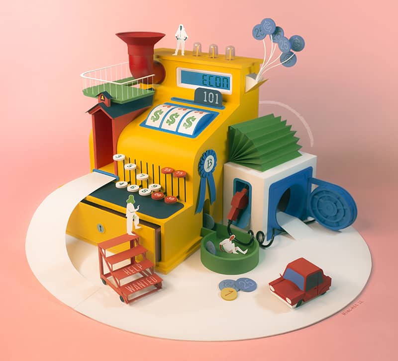 Illustration project by Jeff Hinchee