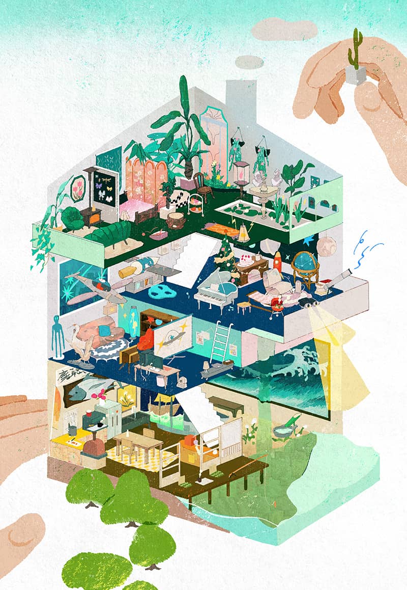 Illustration project by Nimo Jiang