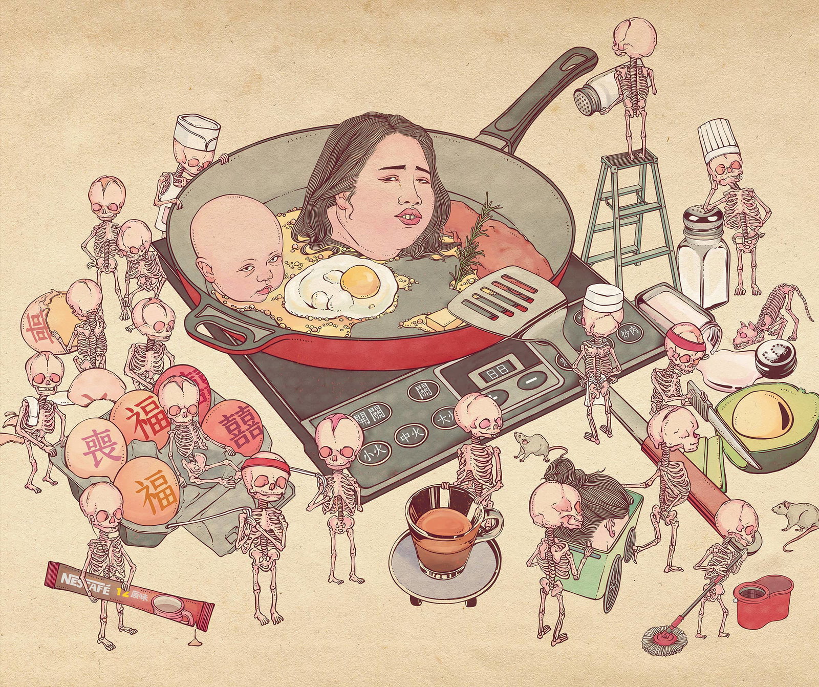 Illustration project by Zhiyu You