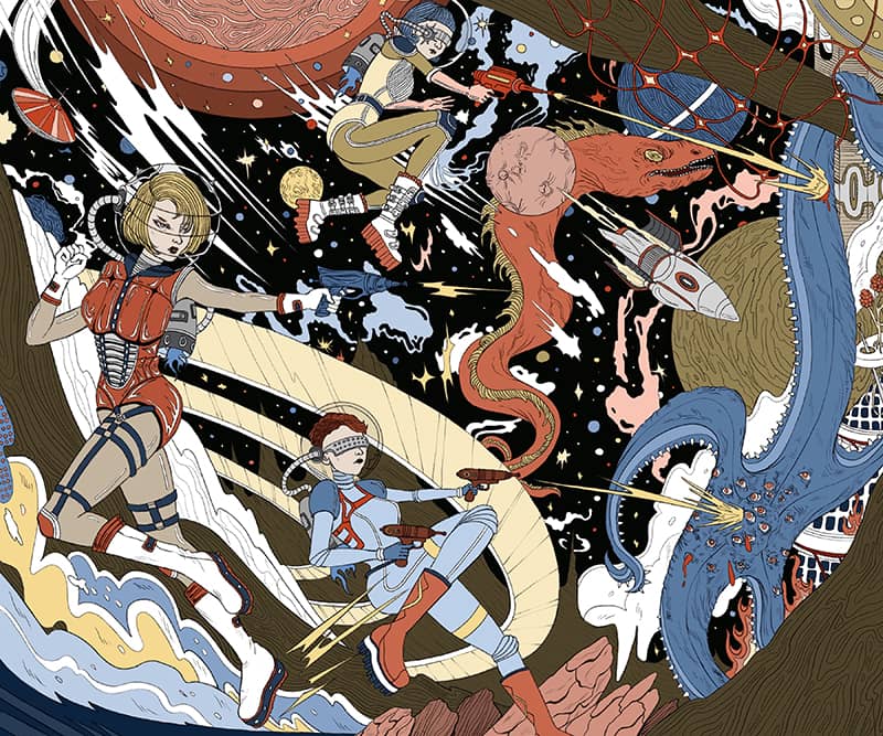 Illustration project by Tiffany Wei