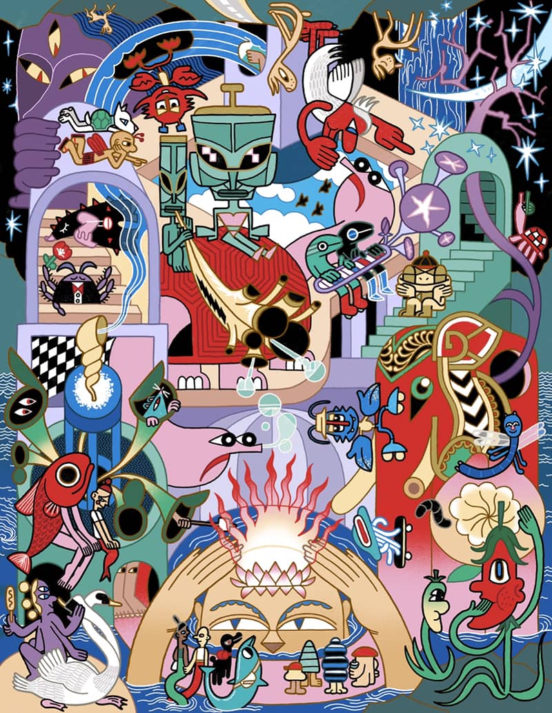 Illustration project by Xuandong Zhou 