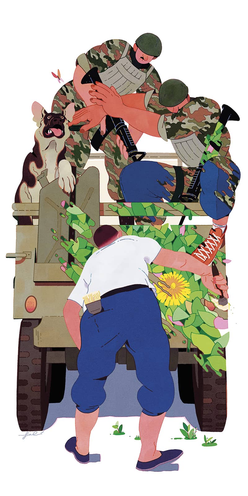 Illustration project by Gianluca Fol� 