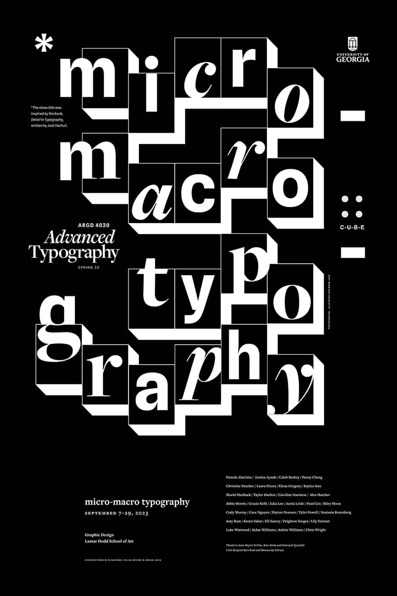 Graphic Design project by Moon Jang & Julie Spivey