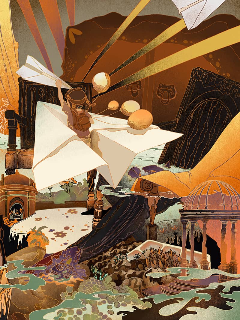 Illustration project by Caroline Ren