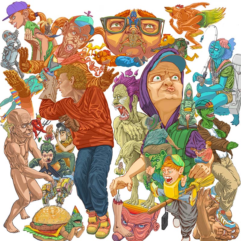 Illustration project by Chad Ewanic