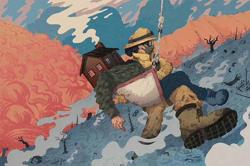 Illustration project by Oliver Allison