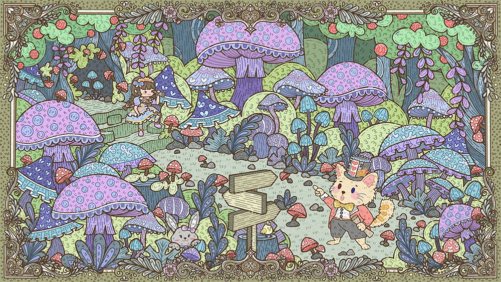 Illustration project by Qiuwen Gao