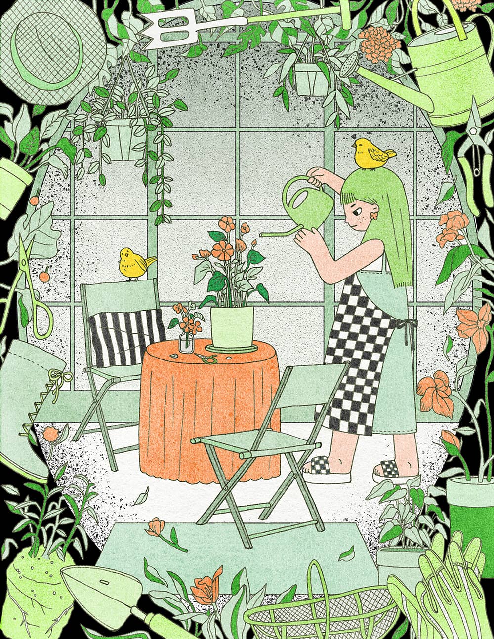 Illustration project by Yuqian Fan