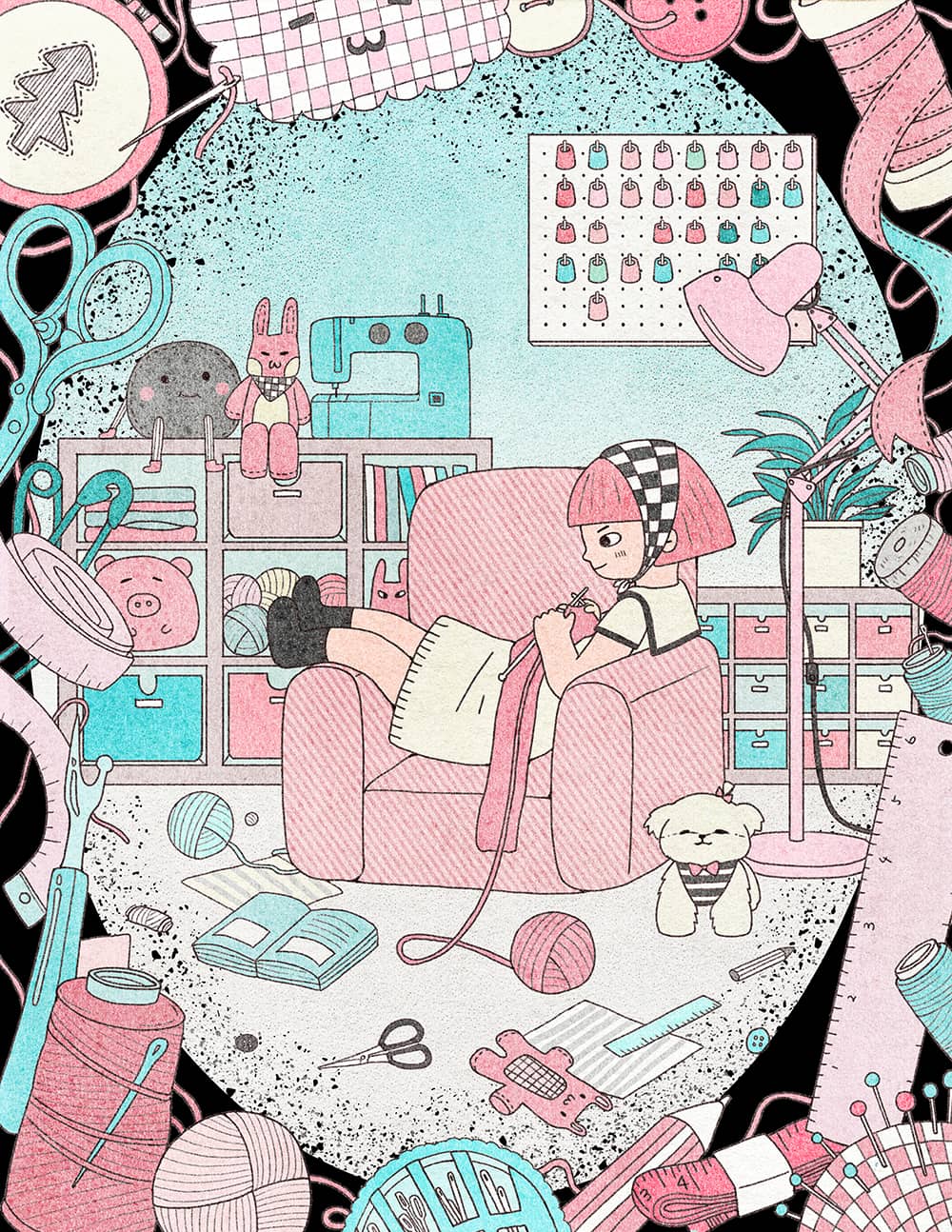 Illustration project by Yuqian Fan