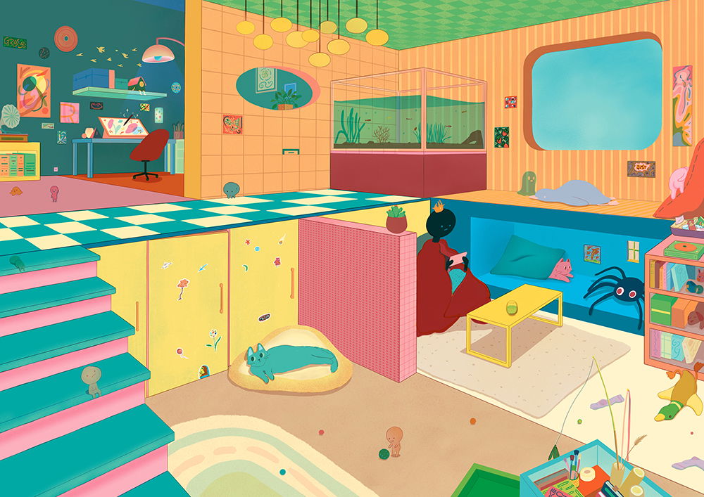 Illustration project by Ruyang Gao