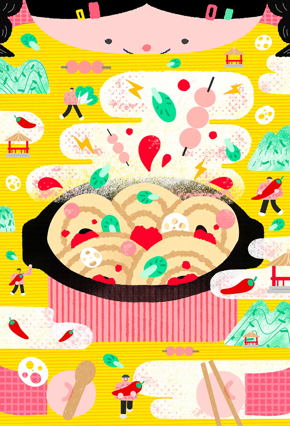 Illustration project by Yifan Jian