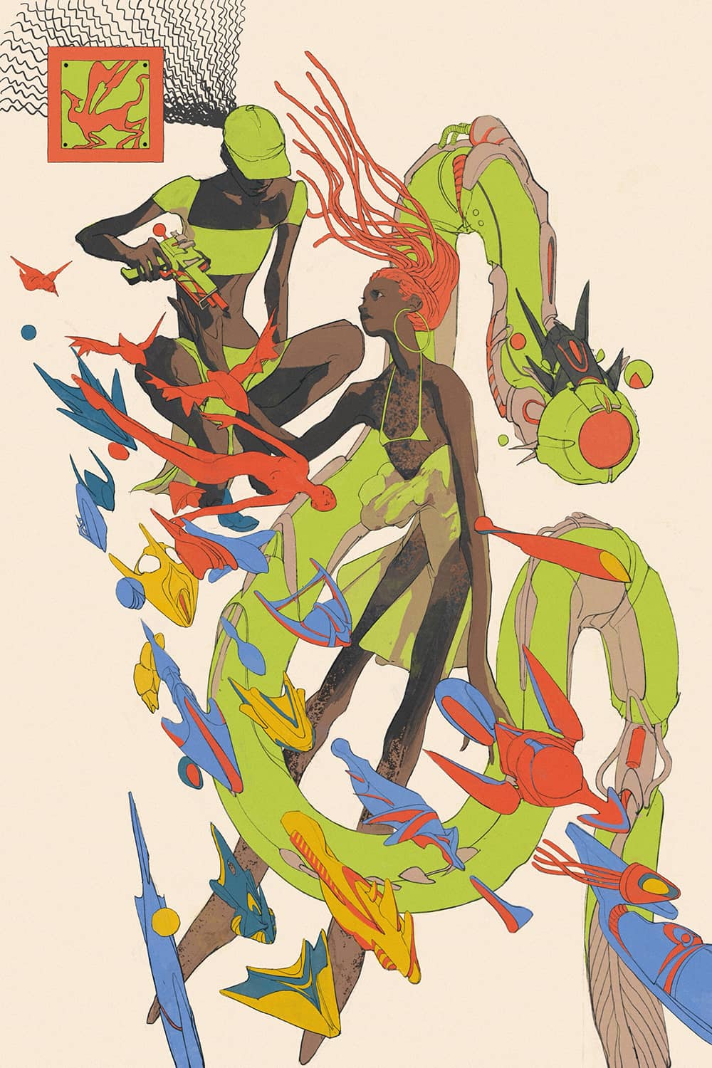 Illustration project by Mingyi Gan