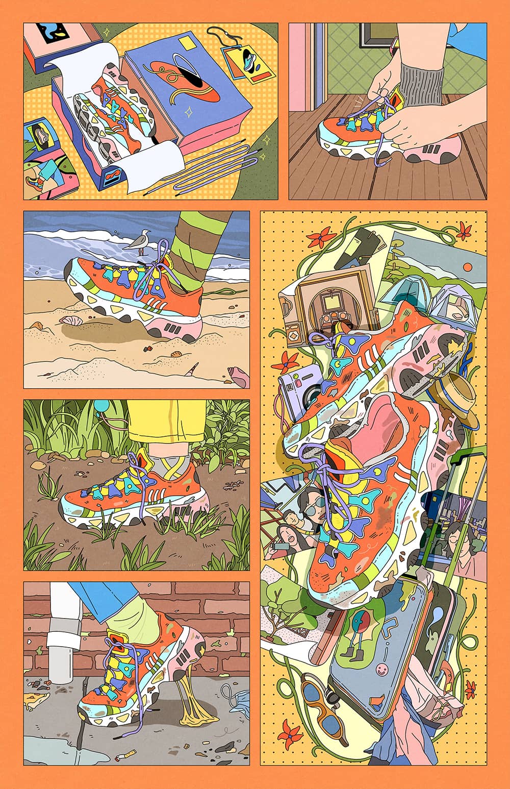 Illustration project by Ruici Shi