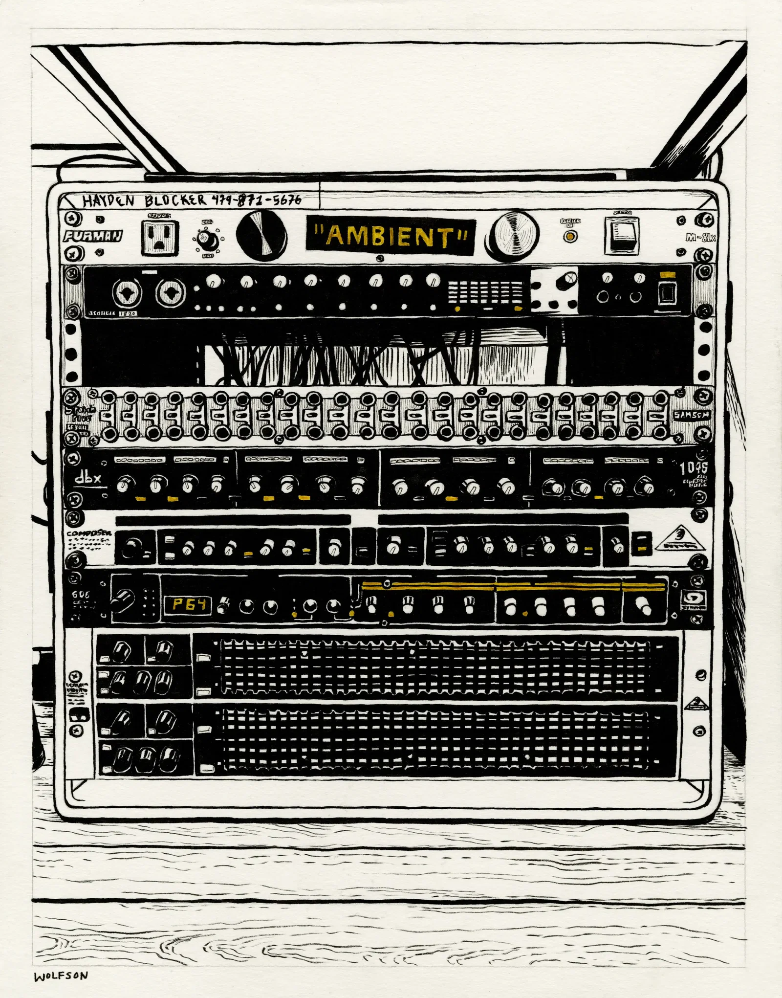 Illustration project by Olivia Wolfson