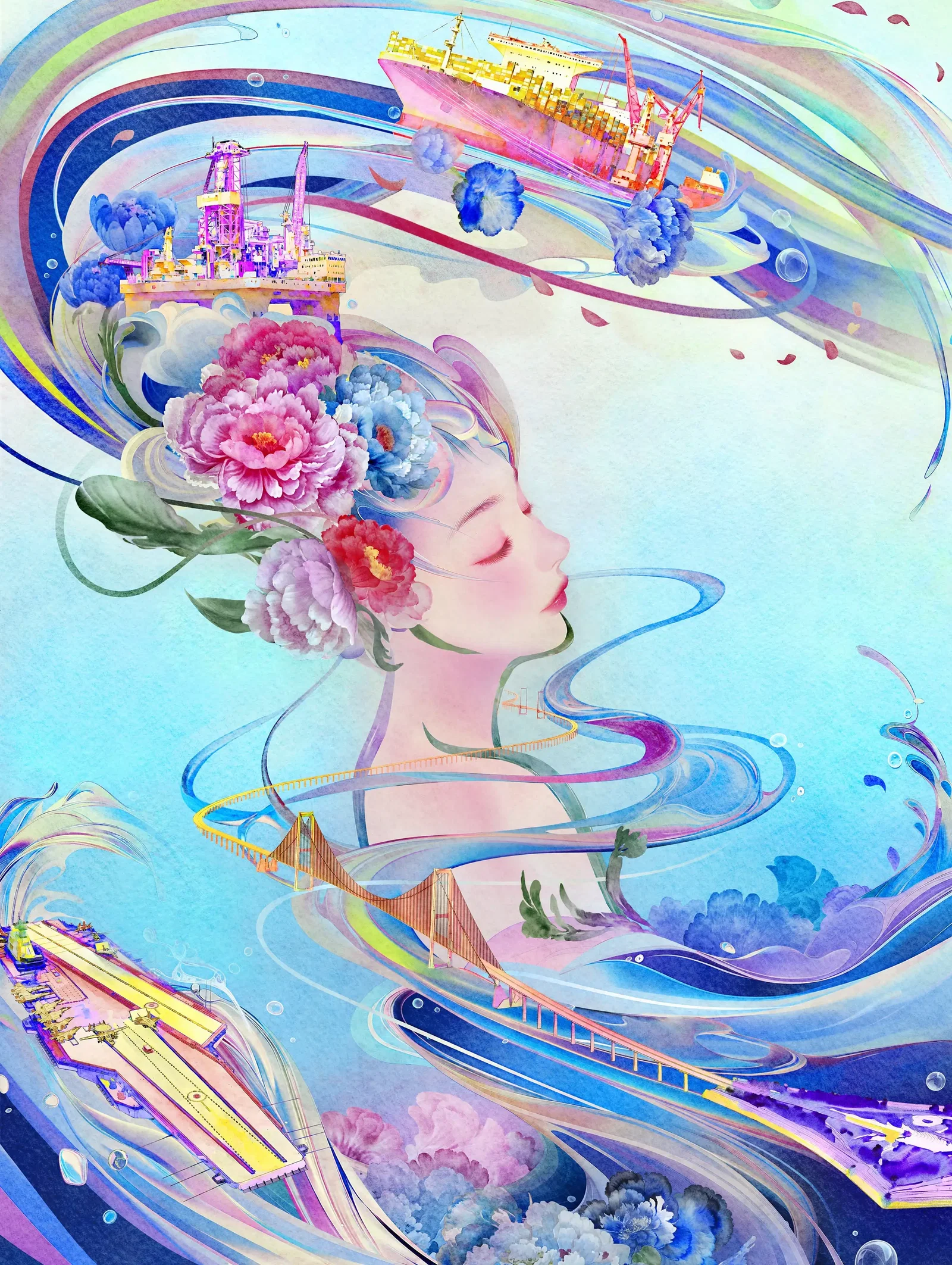 Illustration project by Liang Xiaoliang