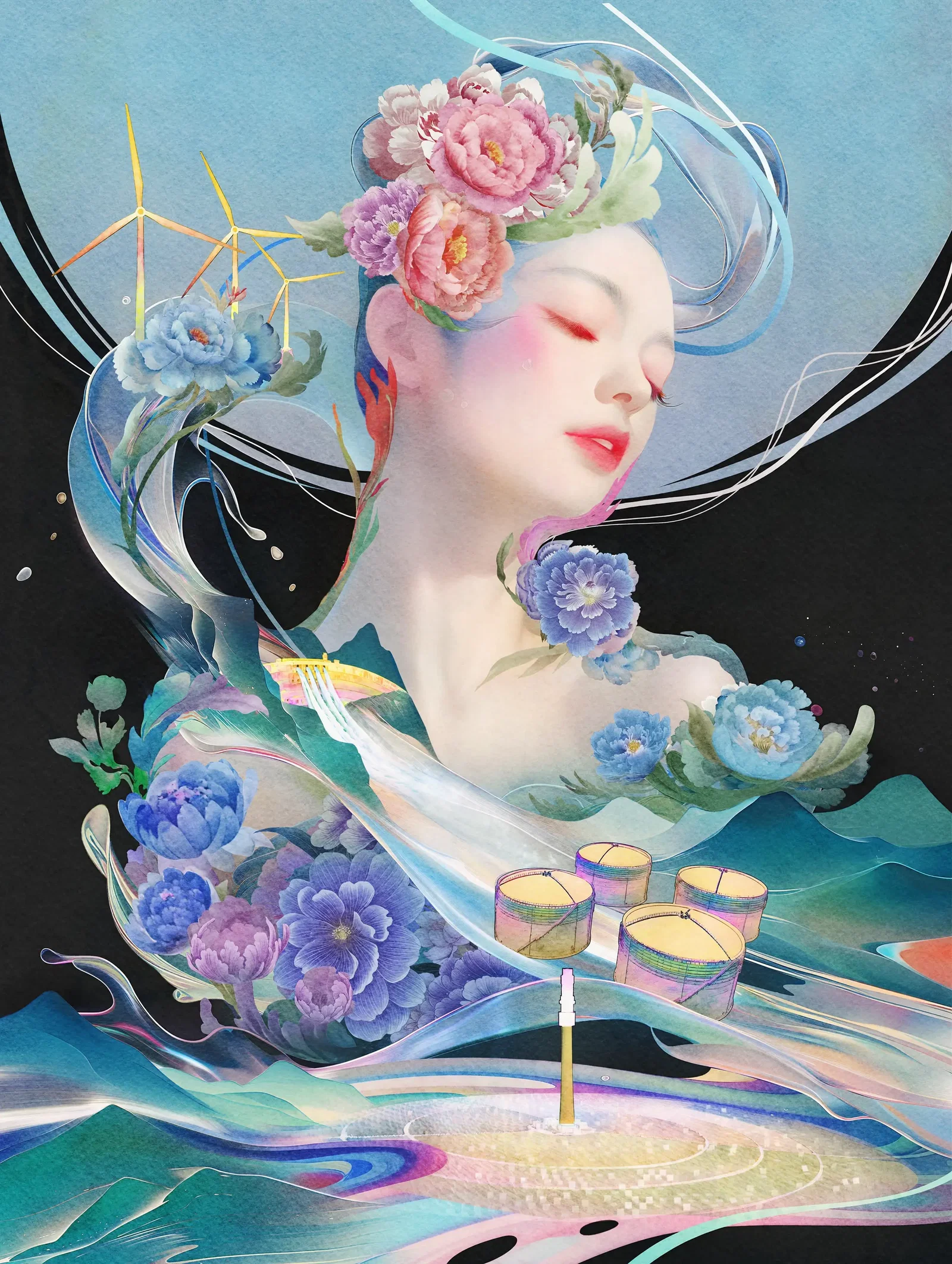 Illustration project by Liang Xiaoliang