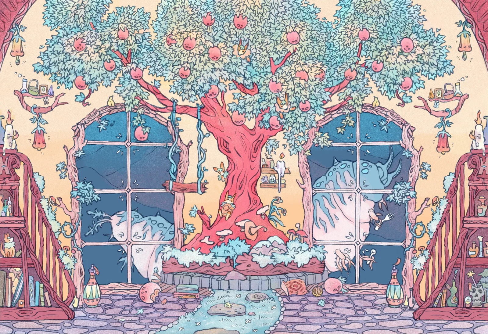 Illustration project by Feiyang Yin