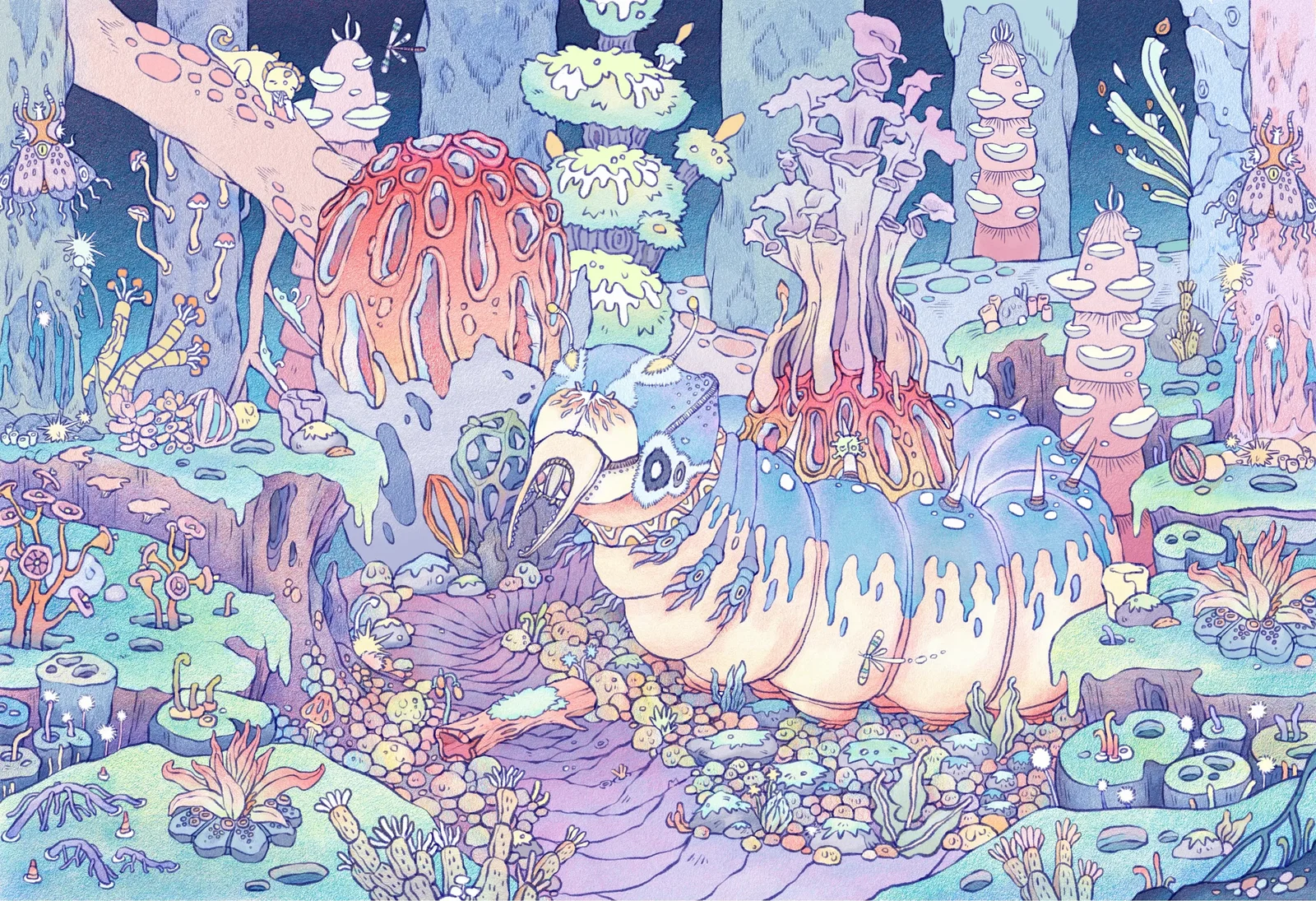 Illustration project by Feiyang Yin