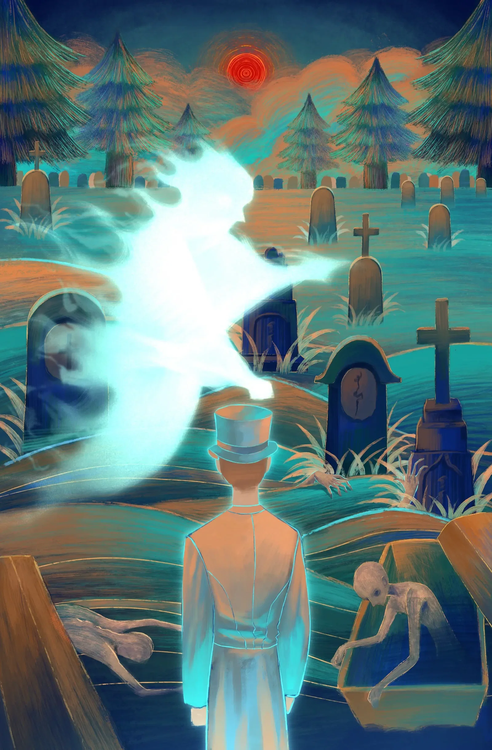 Illustration project by Mingxi Xu 