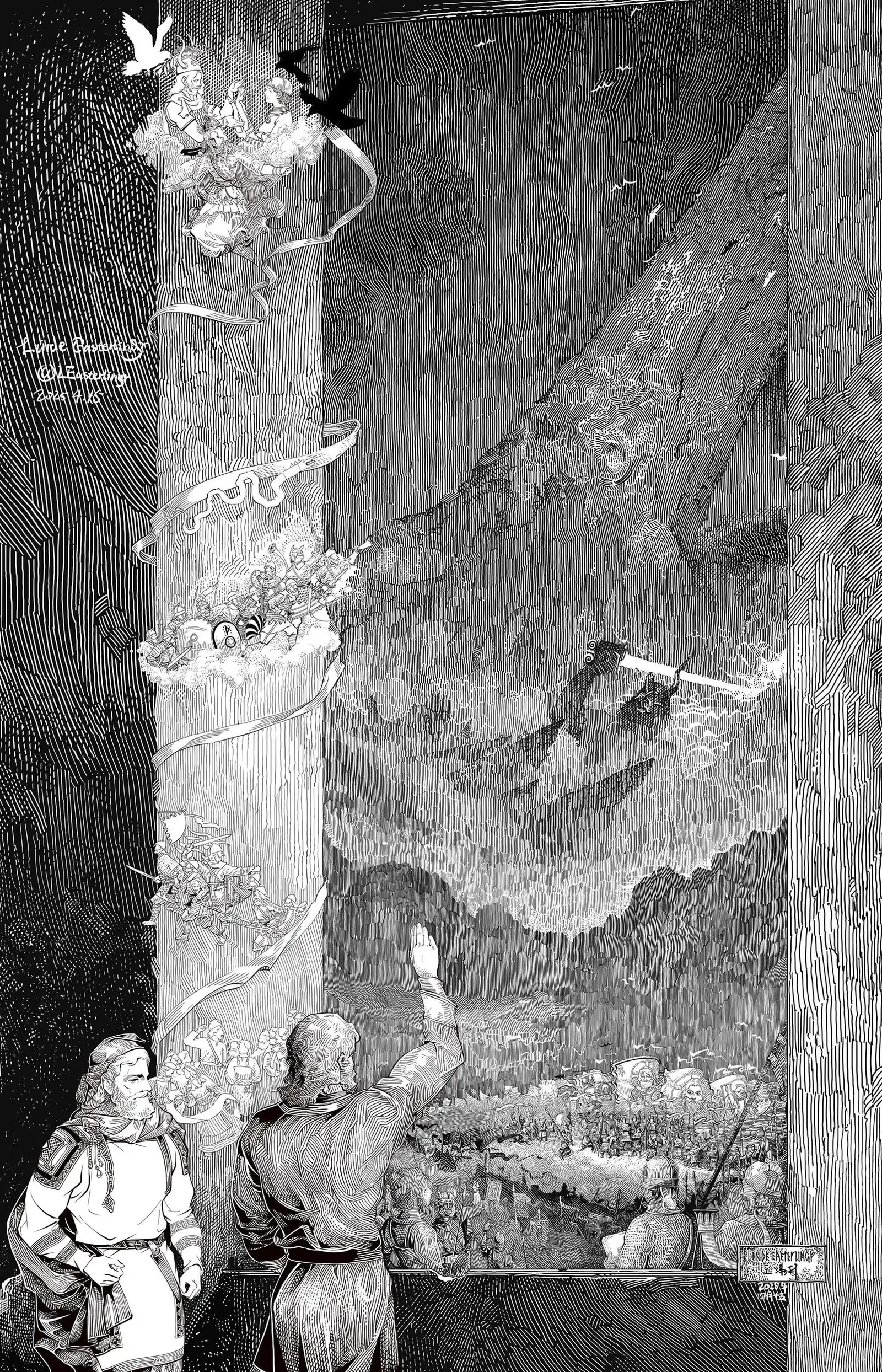 Illustration project by Xiaoxuan Wang