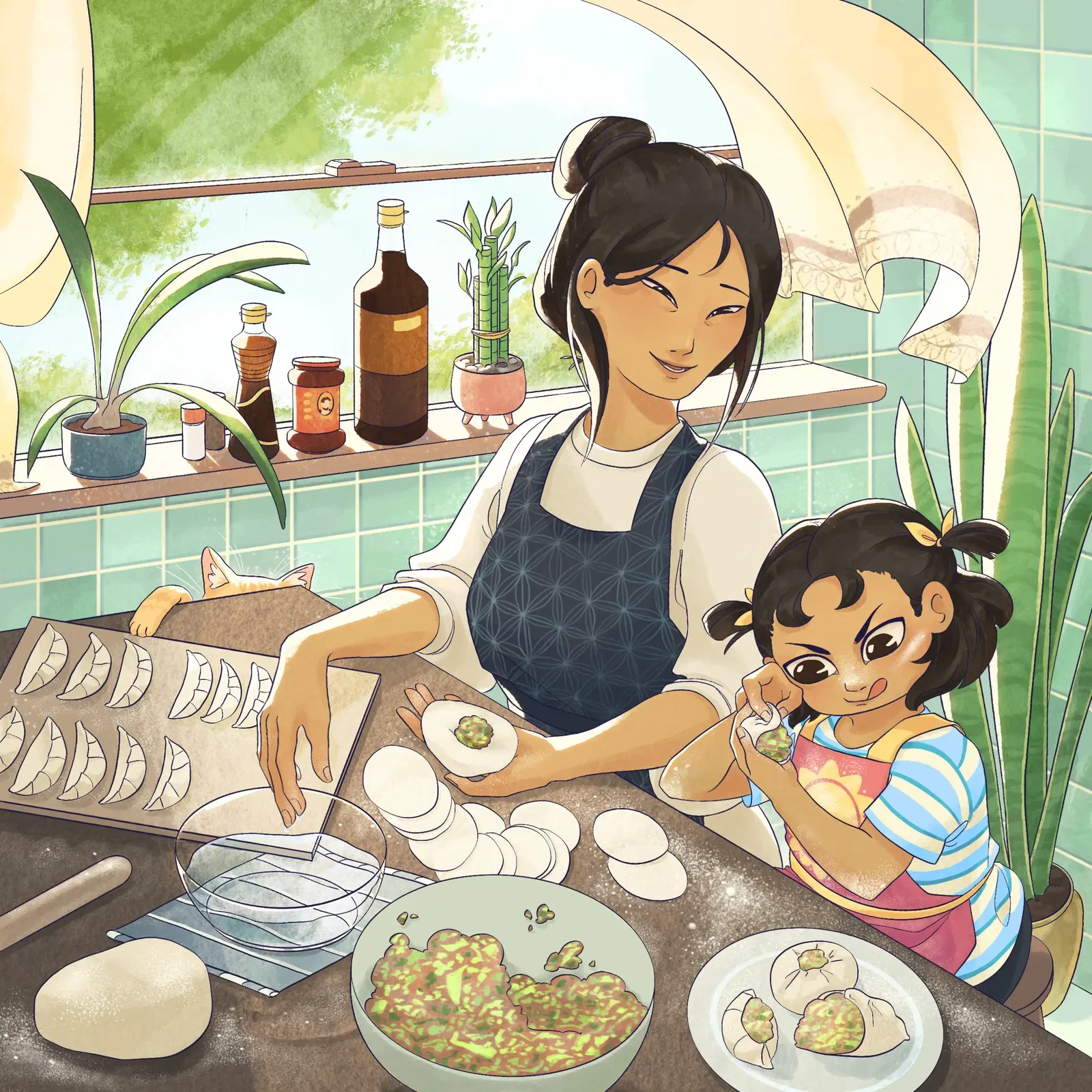 Illustration project by Tryn Cheng