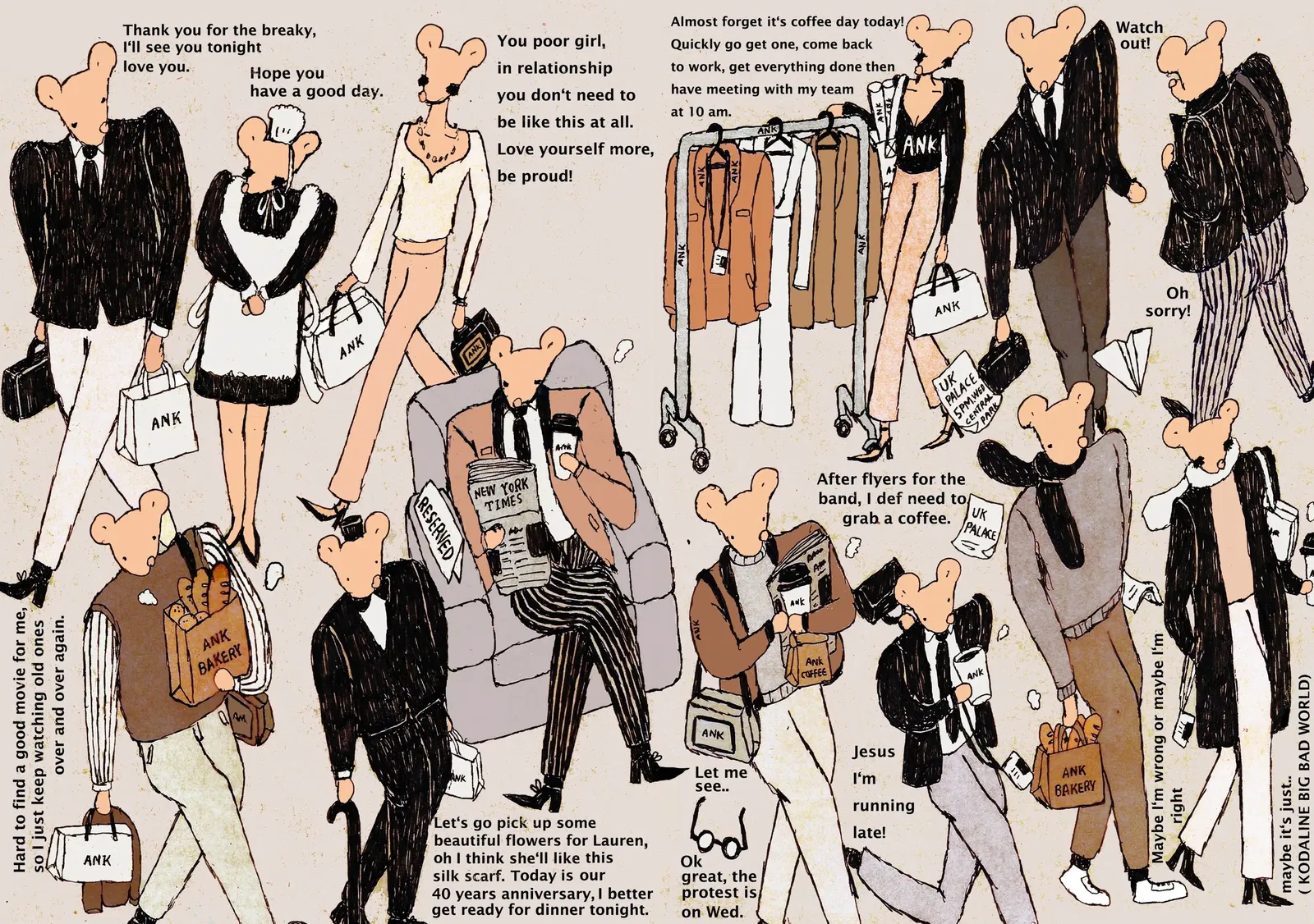 Illustration project by Ann Ku